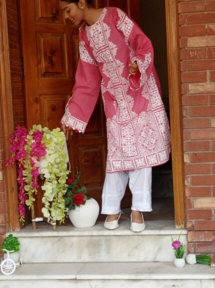 Pink Digital print Kurti